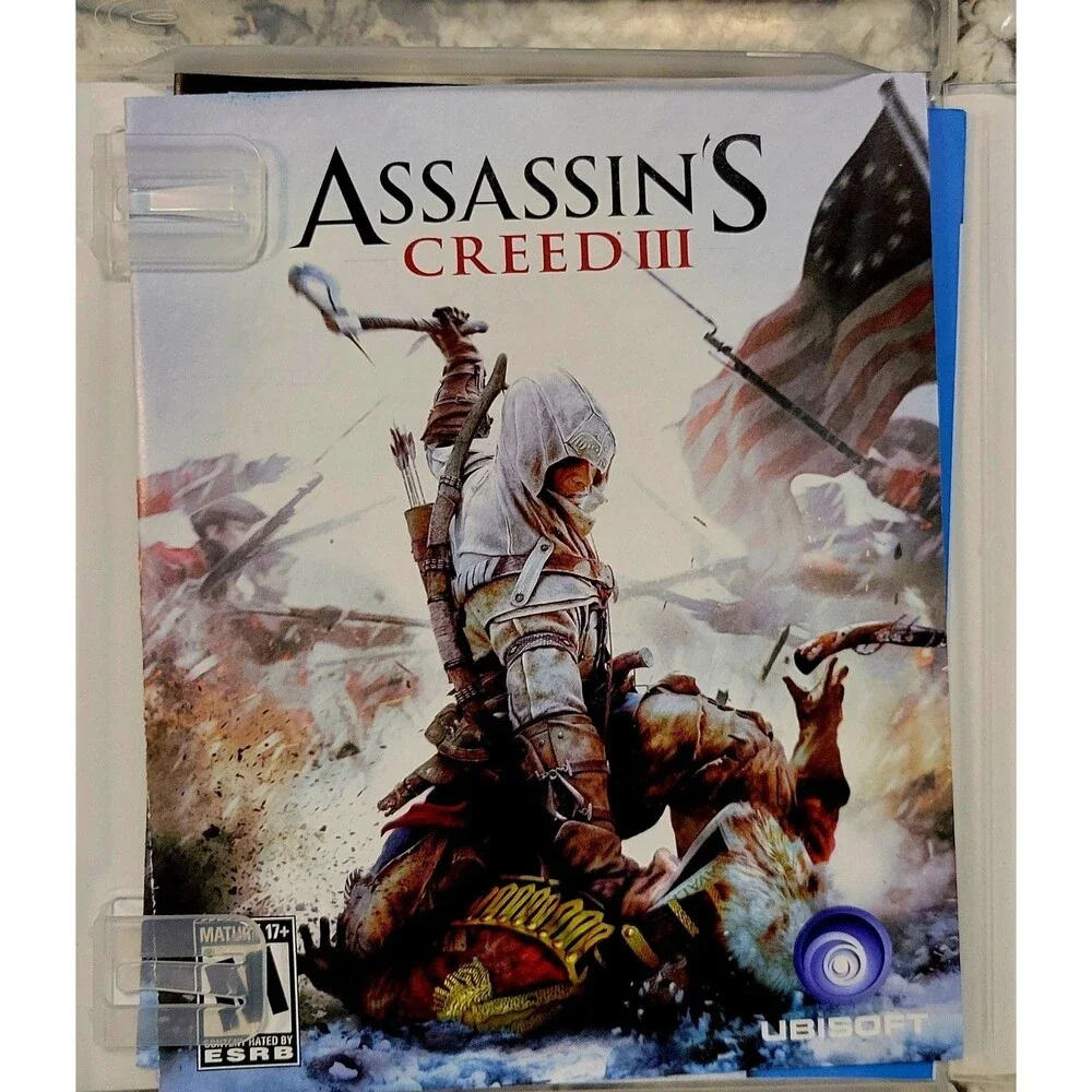 SONY PLAYSTATION 3 PS3: ASSASSIN'S CREED III,CIB, VG COND, CLEAN DISC, FAST SHIP
